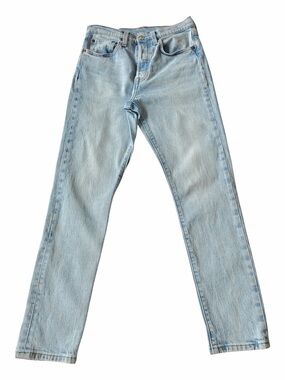✅ Levi's Premium Denim High Rise Light Blue Classic 501 style Jeans size 26